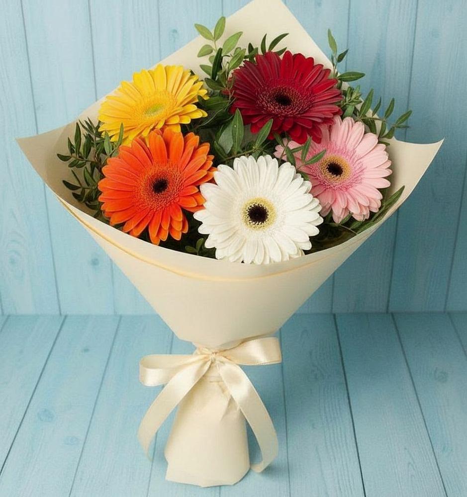 Букет цветов из: Герберы в Гаджиево