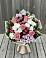 Букет цветов из: Альстромерии, Гвоздики, Розы и Хризантемы в Гаджиево