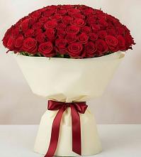 Букет 101 Красная роза Милано в Гаджиево