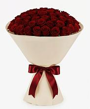 Букет 101 Бордовая роза Блэк Бакарра в Гаджиево