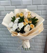 Букет цветов из:  Розы и Хризантемы #REPLACE_PRED# Гаджиево