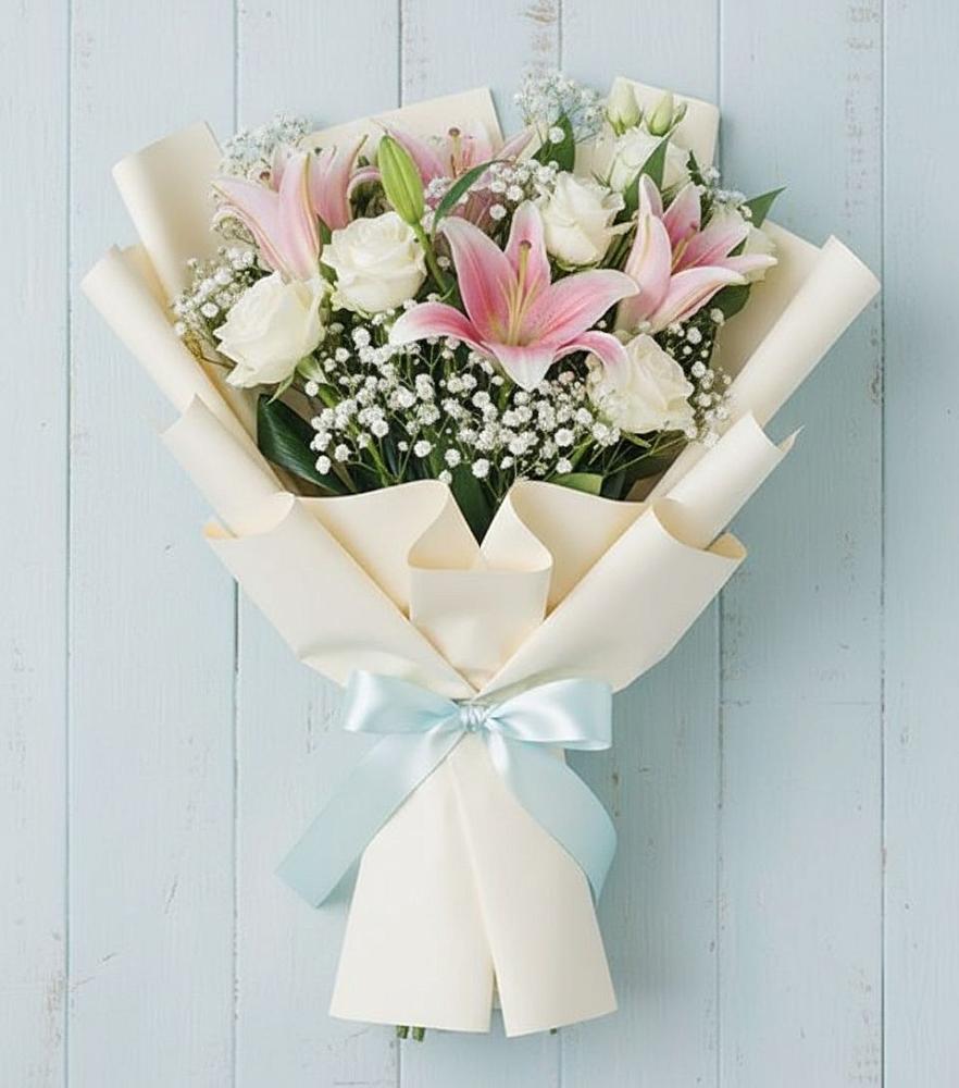 Букет цветов из: Лилии в Гаджиево