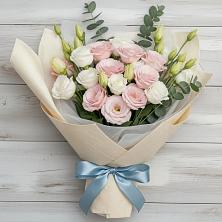 Букет цветов из:  Лизиантусы в Гаджиево