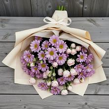 Букет цветов из:  Розы и Хризантемы #REPLACE_PRED# Гаджиево