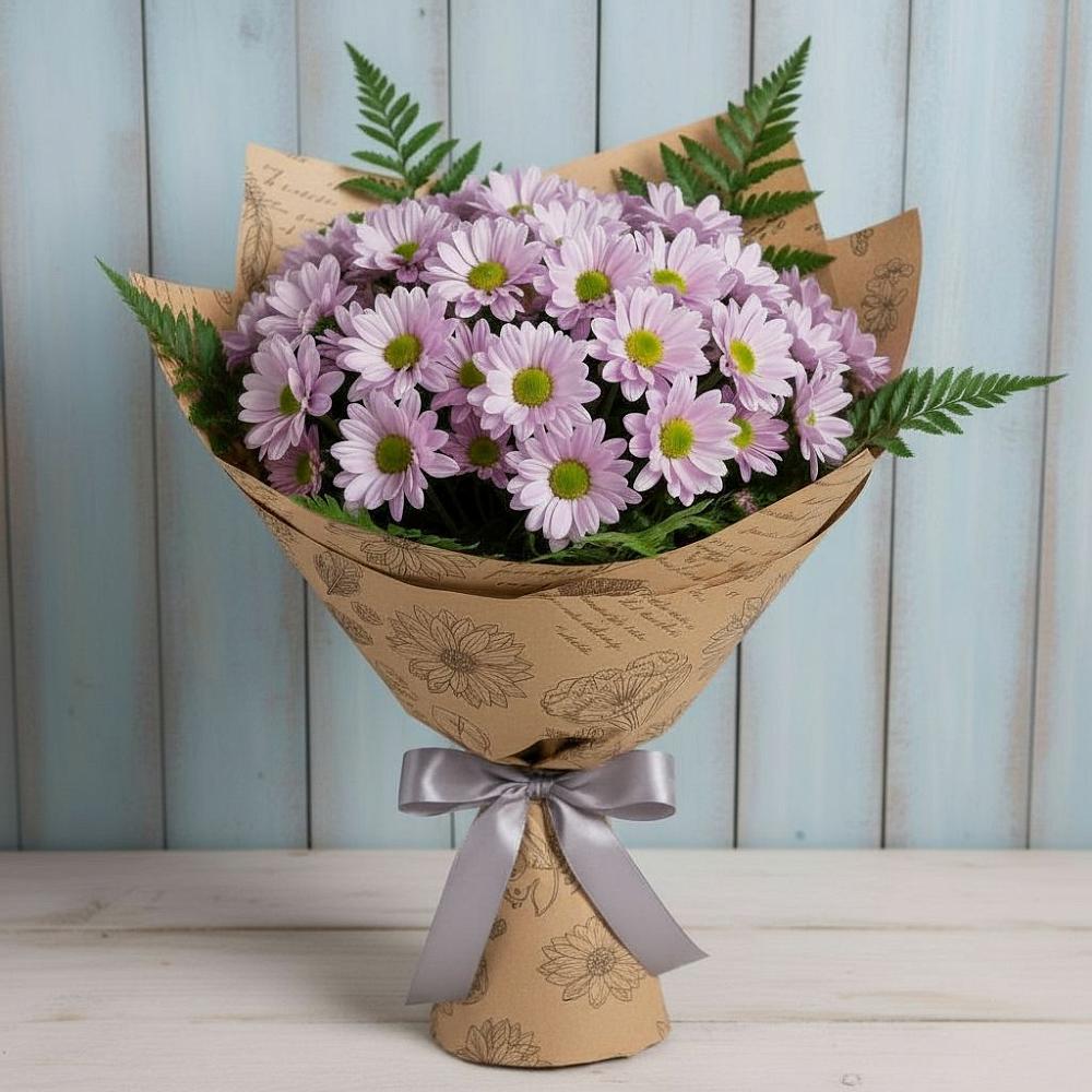 Букет цветов из: Хризантемы в Гаджиево
