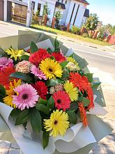 Букет цветов из:  Герберы #REPLACE_PRED# Гаджиево