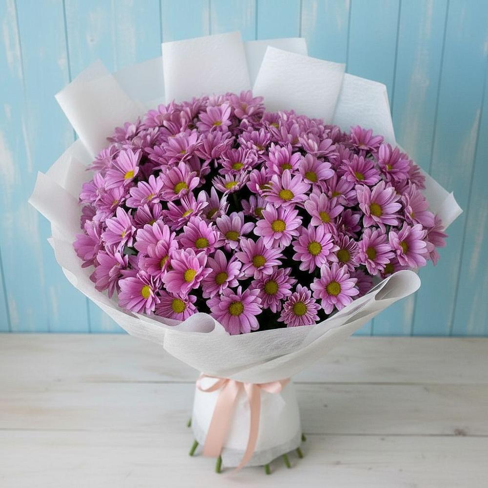 Букет цветов из: Хризантемы в Гаджиево