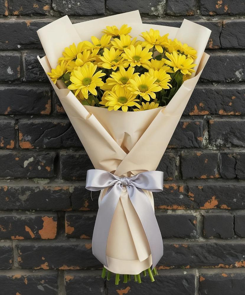Букет цветов из: Хризантемы в Гаджиево