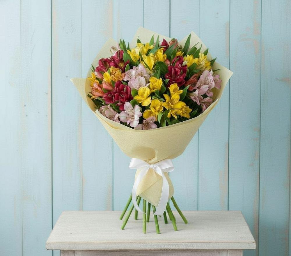 Букет цветов из: Альстромерии в Гаджиево