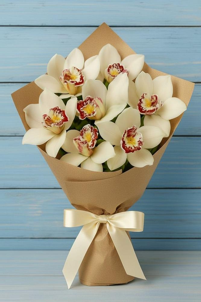 Букет цветов из: Орхидеи и Розы в Гаджиево